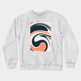 Abstract Waves Crewneck Sweatshirt